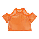 Nike Wmns NRG Mesh Top Safety Orange Tops Material | Overkill