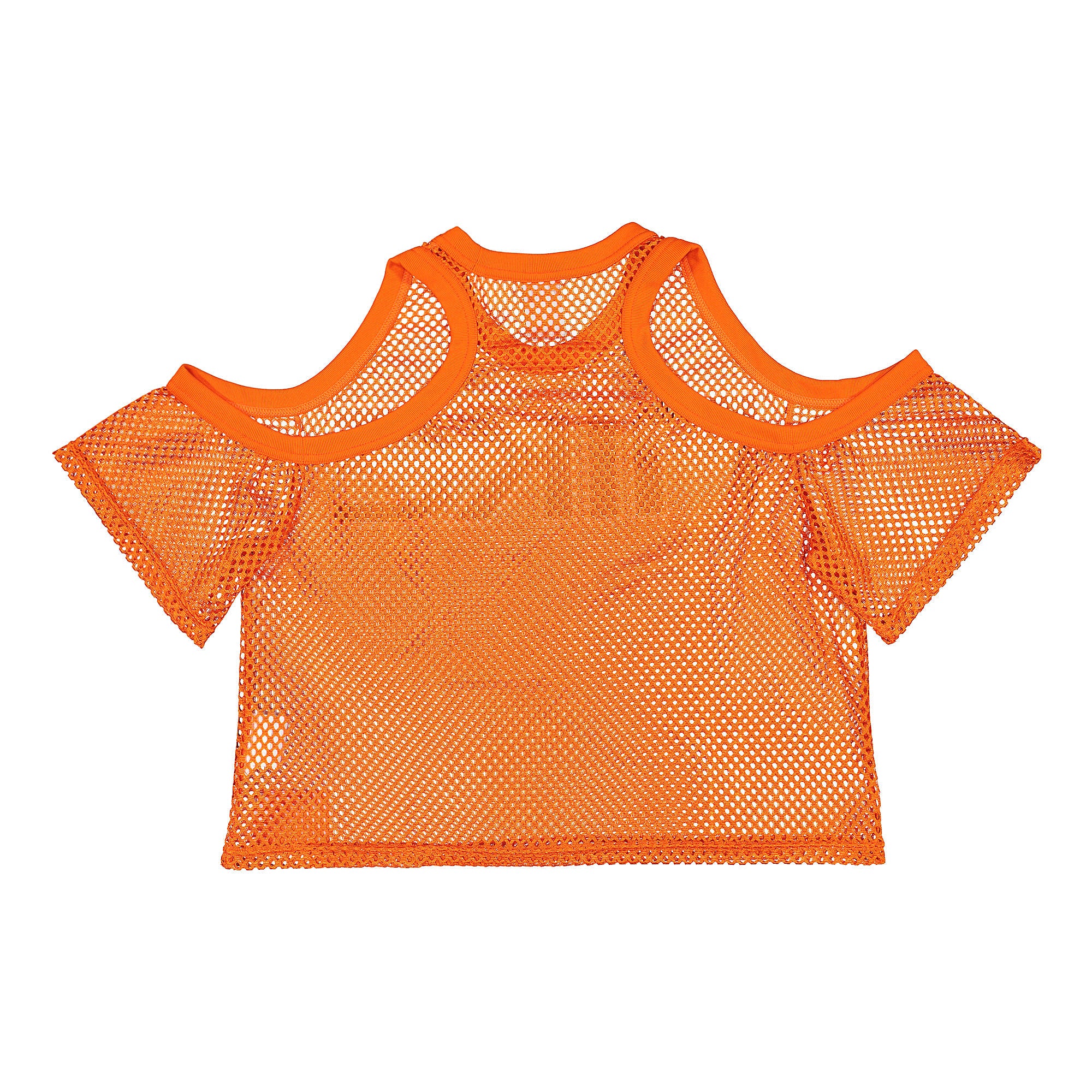 Nike Wmns NRG Mesh Top Safety Orange Tops Material | Overkill