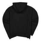 Neige asymmetric hoodie Black Hoodies Material | Overkill
