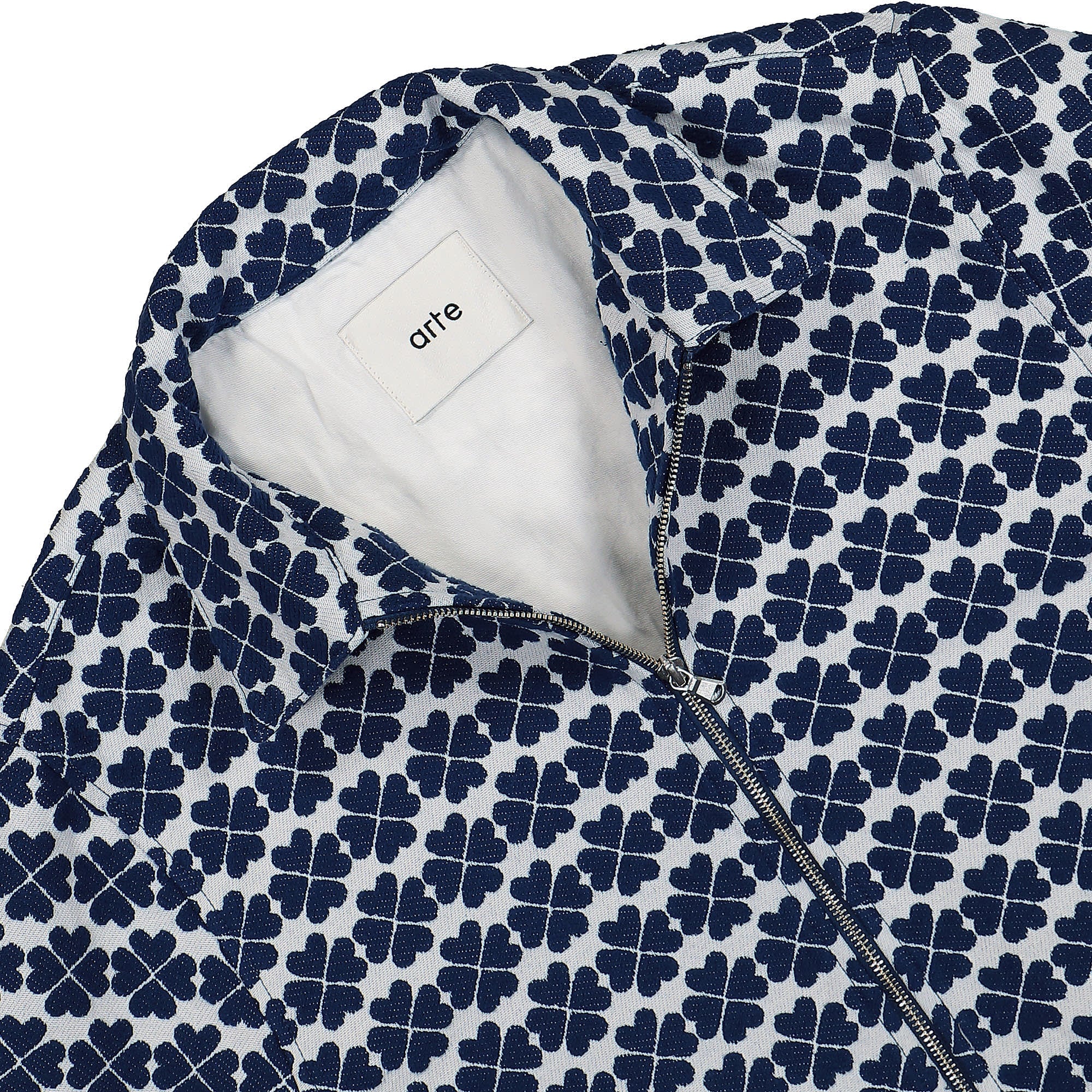 Arte Antwerp Jean Trevo Allover Jacket Blue Jackets Close-up | Overkill