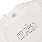 Arte Antwerp Turner Block Logo T-Shirt White T-Shirts Close-up | Overkill