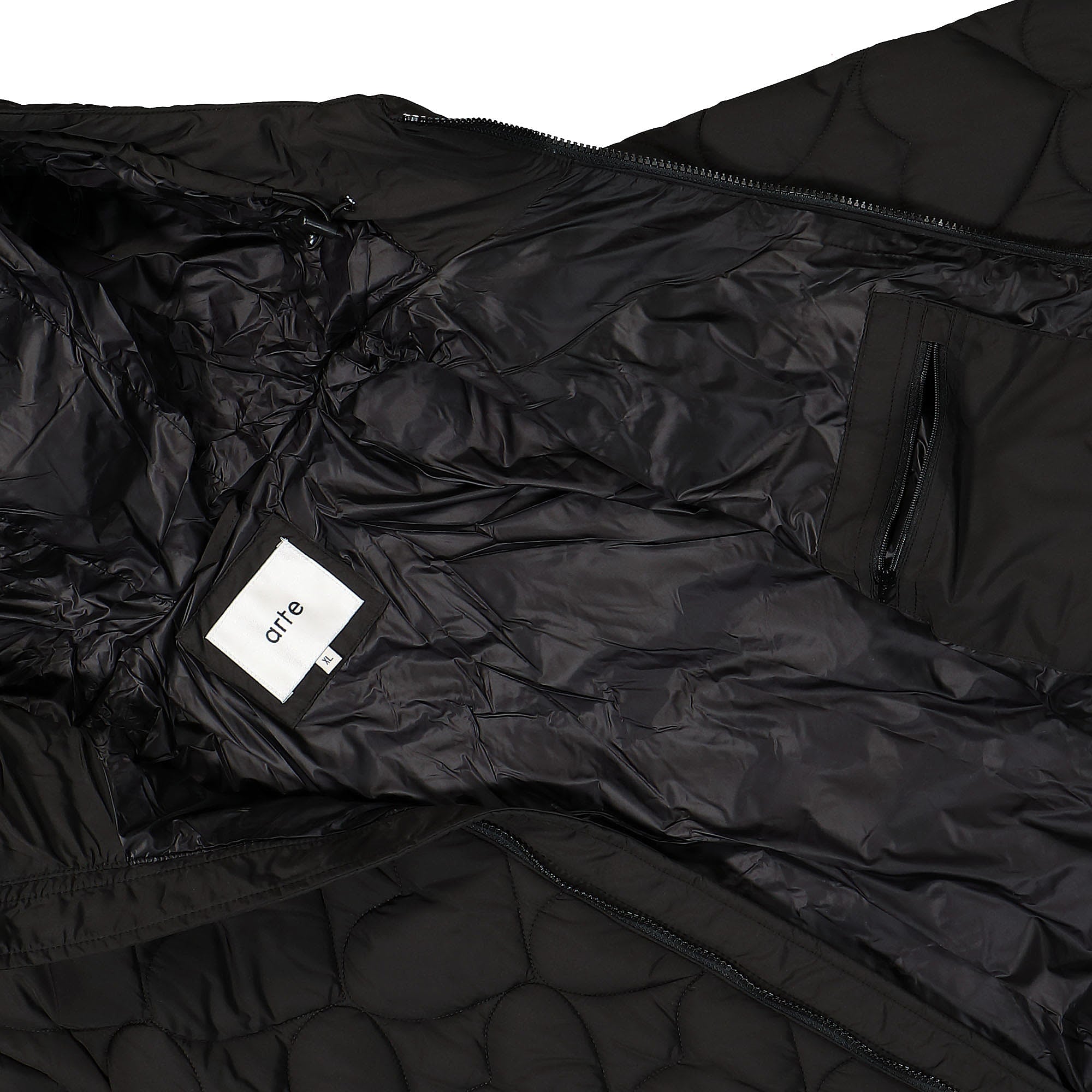 Arte Antwerp Joey Heart Puffer Jacket Black Puffer Jackets Detail view 1 | Overkill