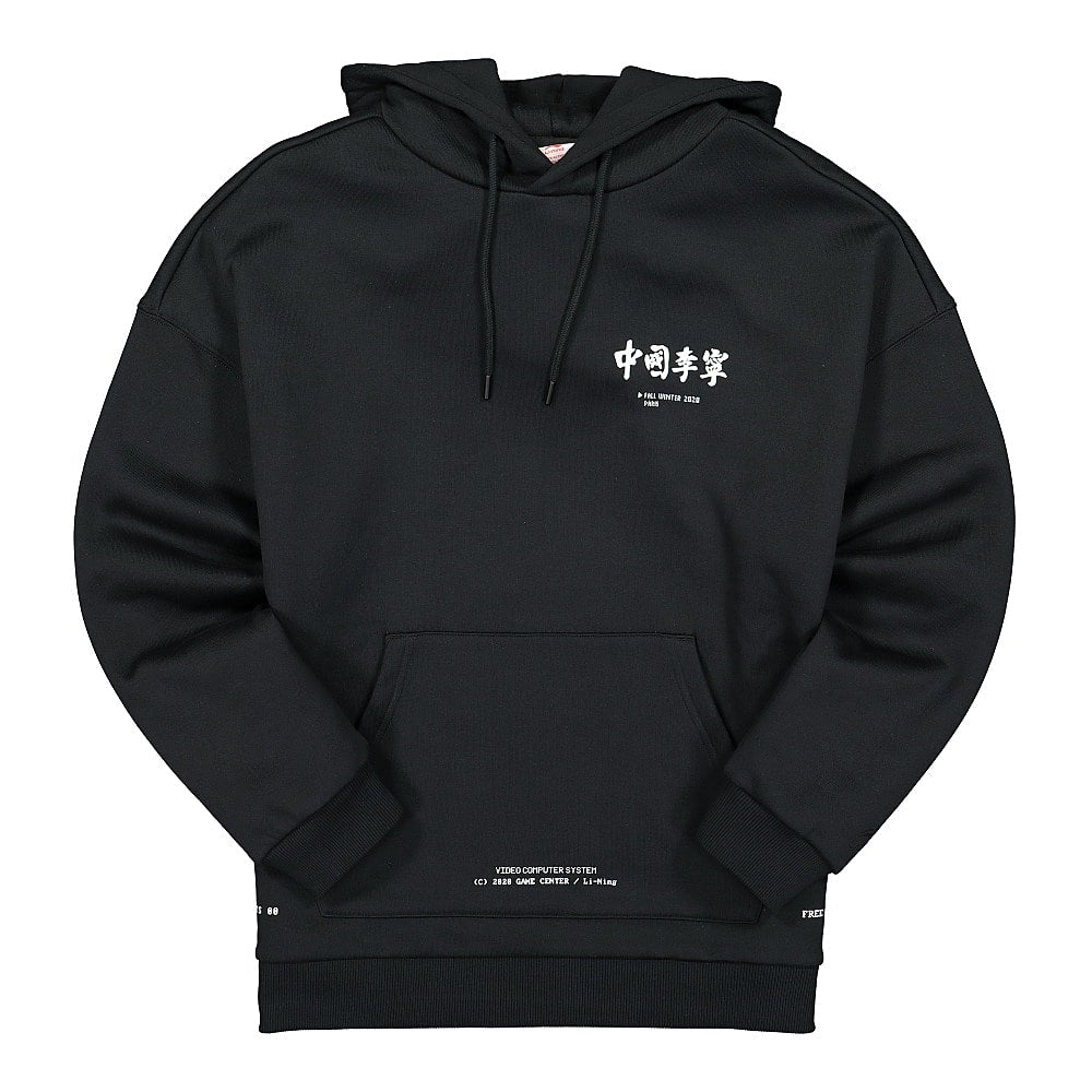 Li-Ning PO Knit Hoodie Black Hoodies AWDQ621-3K | Overkill