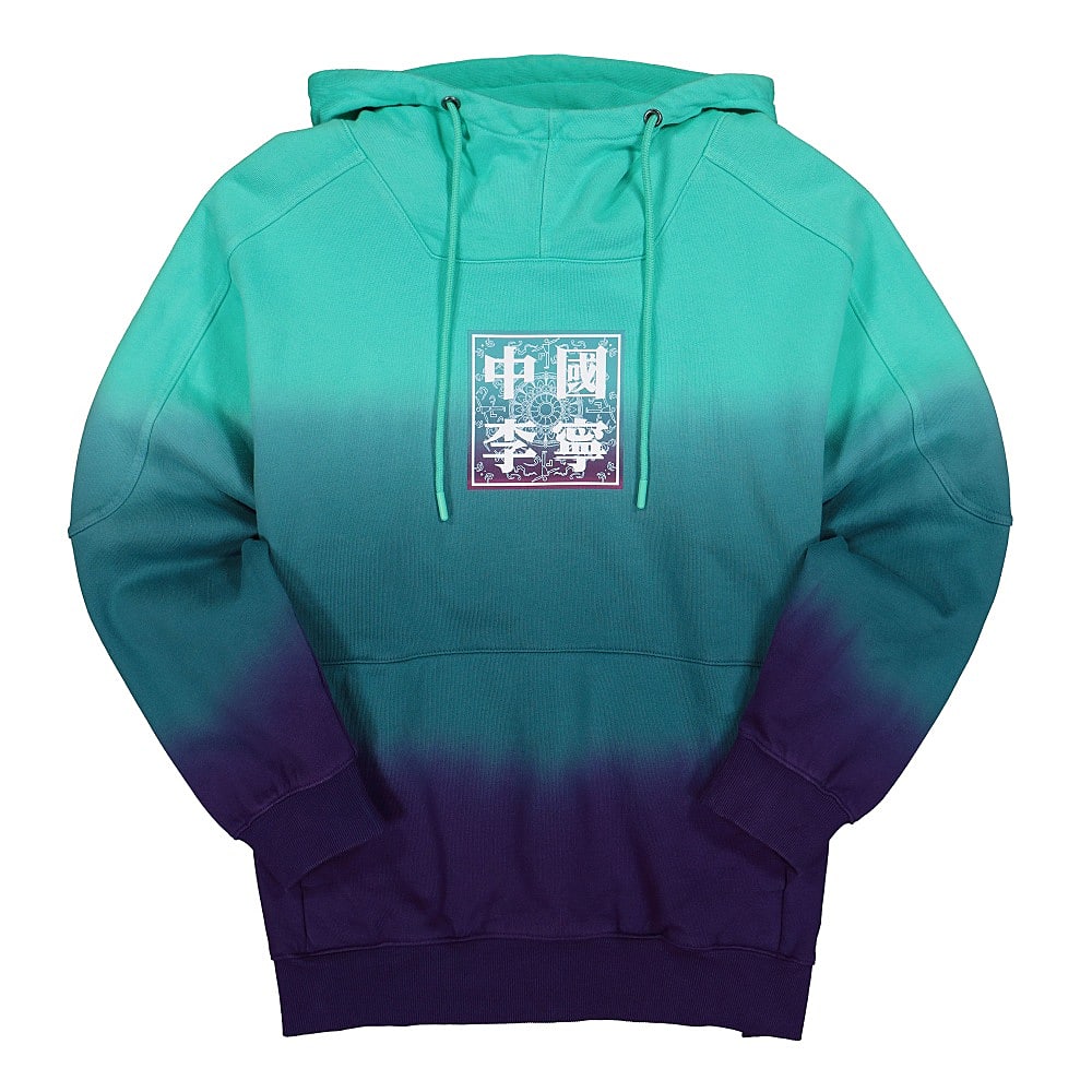 Li-Ning Knit Hoodie Grey Violet / Grey Lake Blue / Fluorescent Jade Green Hoodies AWDR211-2K | Overkill