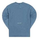 Li-Ning Washed Knit Denim L/S Tee Denim Blue Longsleeves Close-up | Overkill
