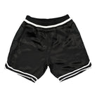 Born X Raised Sateen Basketball Shorts Black Shorts B2021SATN | Overkill