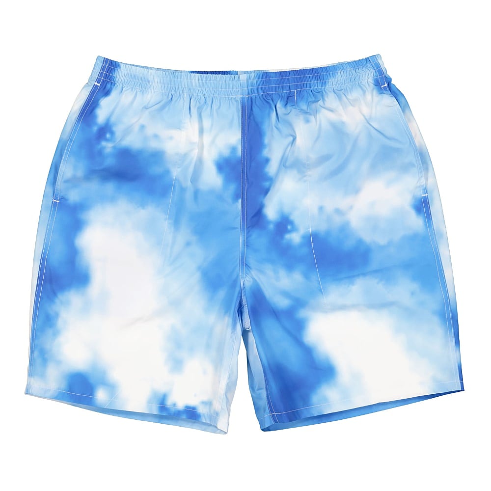 Born X Raised Bleach Out Swim Trunks Blue Swimwear B2021STRK | Overkill