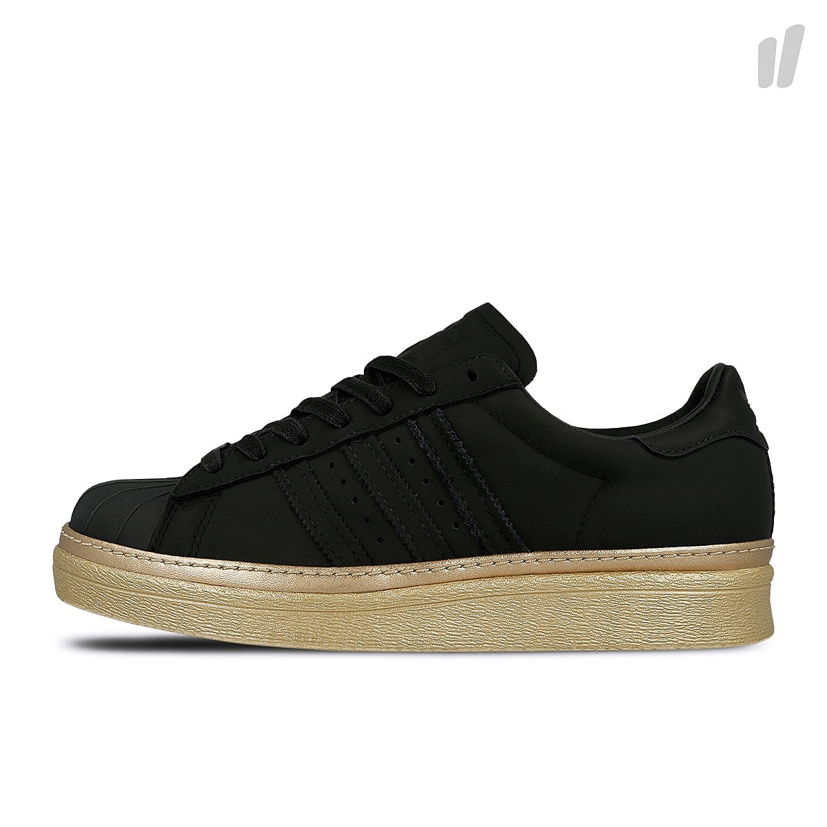 adidas wmns superstar 80s new bold Core Black / Core Black / Gold  B28041 | Overkill