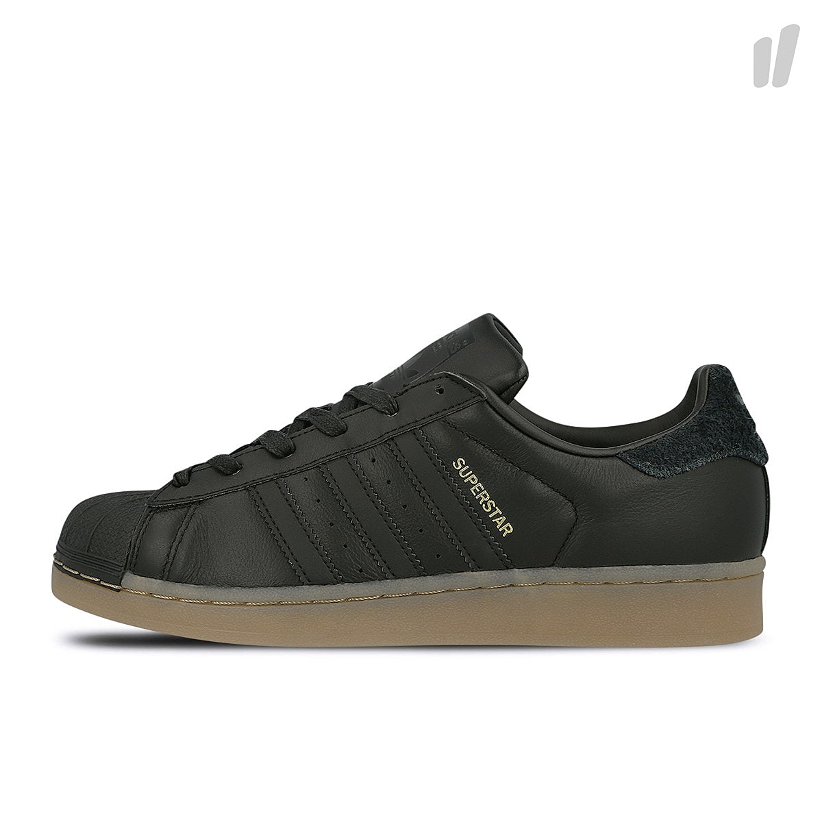 adidas wmns superstar Core Black / Core Black / Gum  B37148 | Overkill