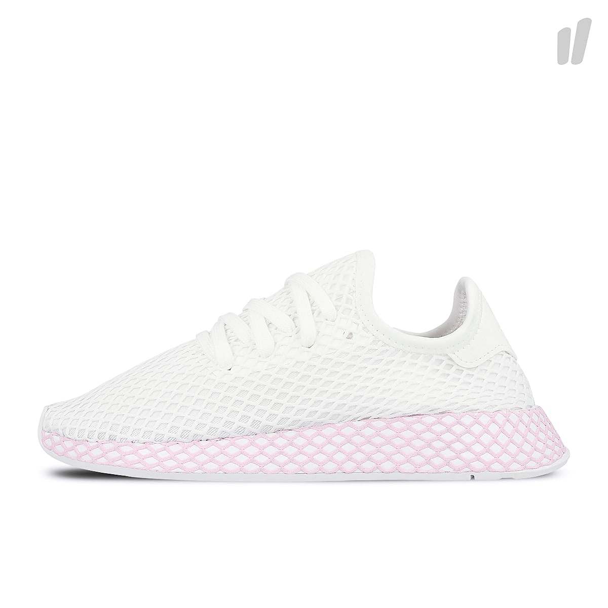 adidas wmns deerupt runner Footwear White / Footwear White / Clear Lilac  B37601 | Overkill