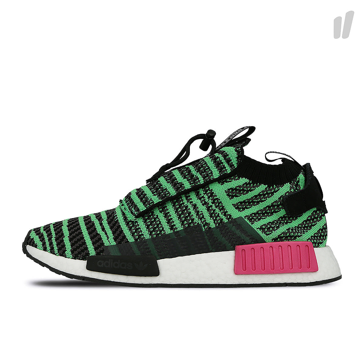 adidas nmd ts1 primeknit Core Black-Shock Lime-Grey Five Sweatshirts B37628 | Overkill