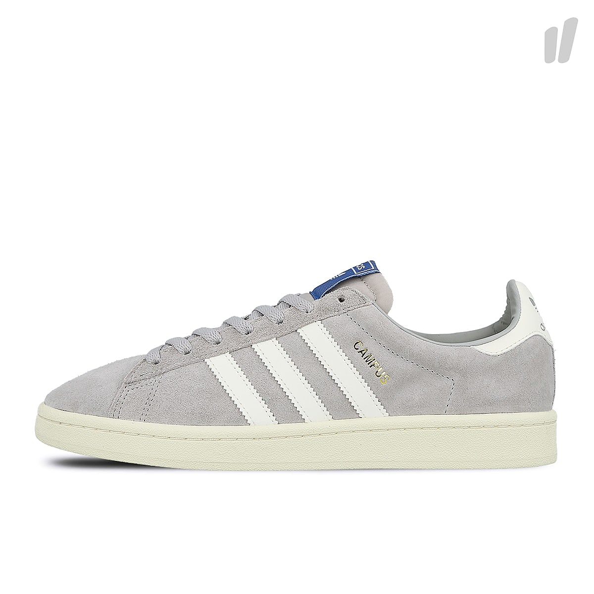 adidas campus Grey Two-Cloud White-Cream White Low Top Sneakers B37846 | Overkill