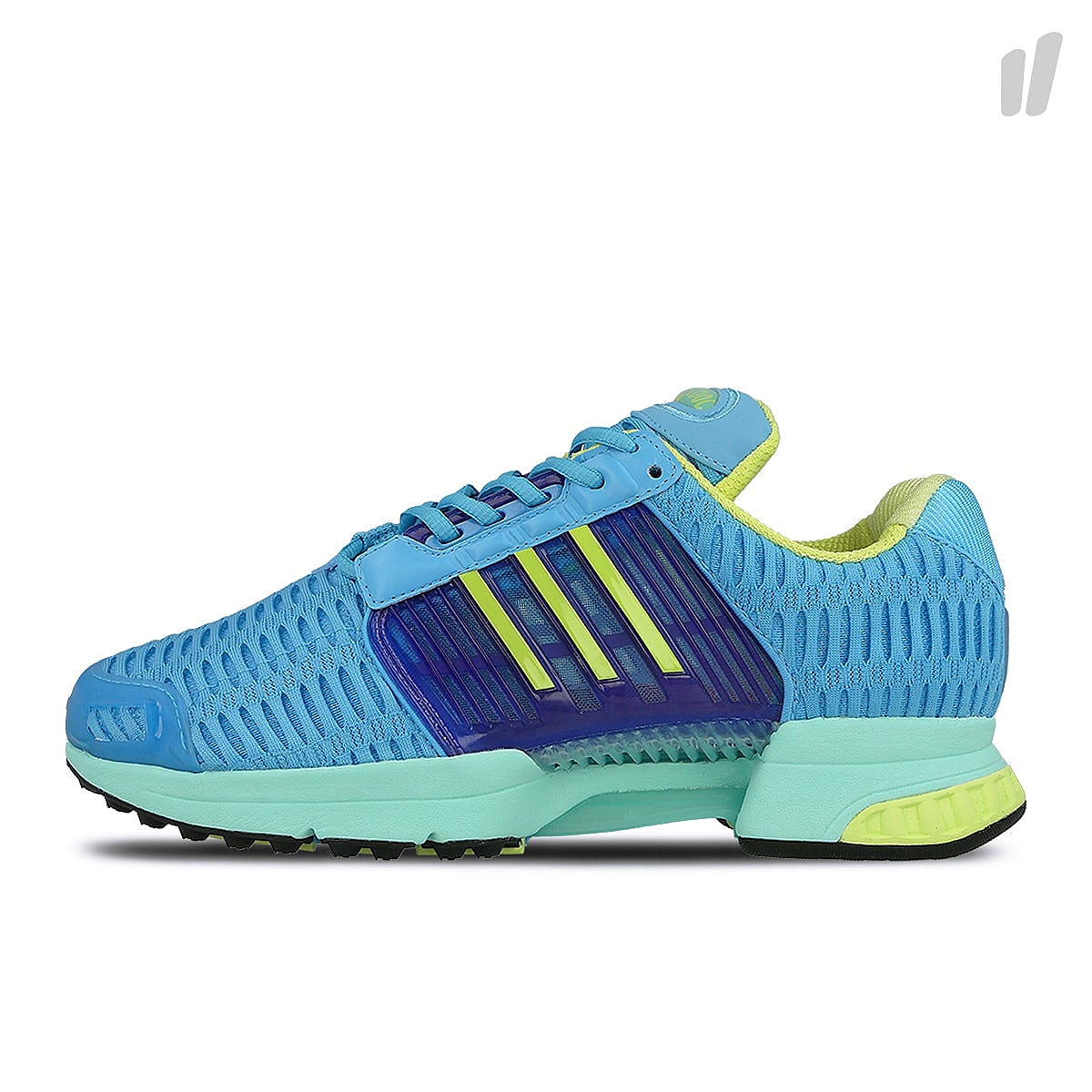 adidas climacool 1 Bright Cyan / Semi Frozen Yellow / Purple Low Top Sneakers BA7157 | Overkill