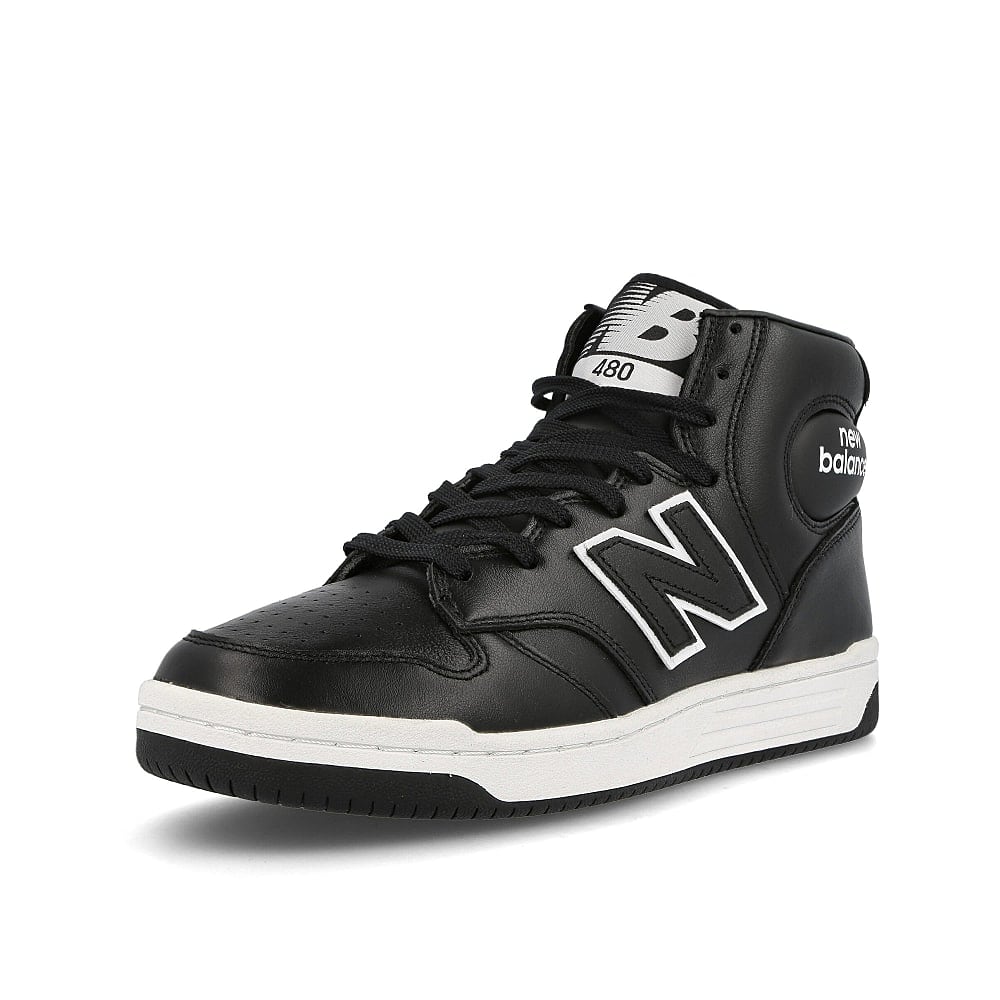 New Balance bb 480 hd Black-White Sneakers  Close Up | Overkill