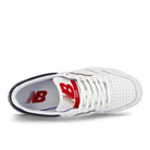New Balance BB480LWG White-Red Low Top Sneakers  Detailfoto | Overkill