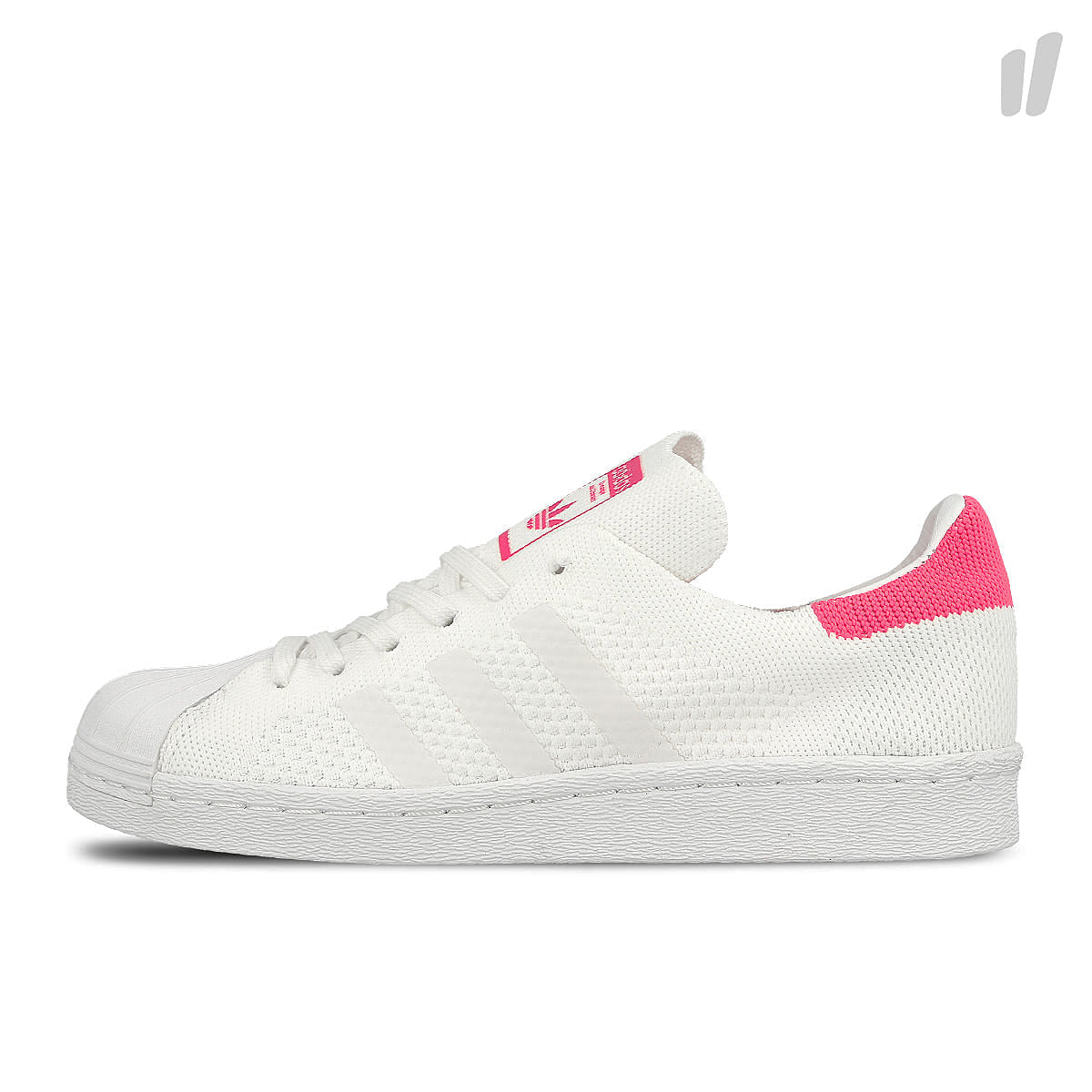 adidas wmns superstar 80s primeknit Running White-Running White-Solar Pink Sweatshirts BB5095 | Overkill