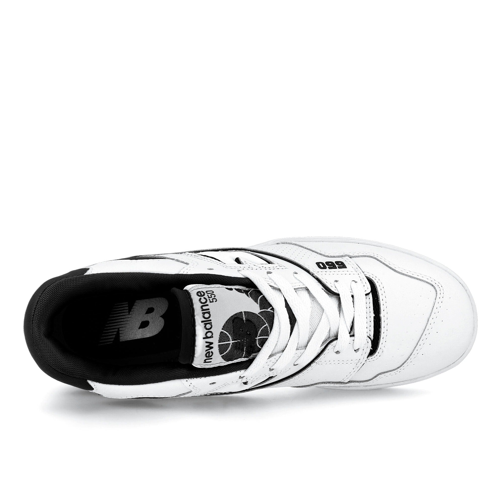 New Balance bb 550 ha1 White / Black Low Top Sneakers  Detailfoto | Overkill