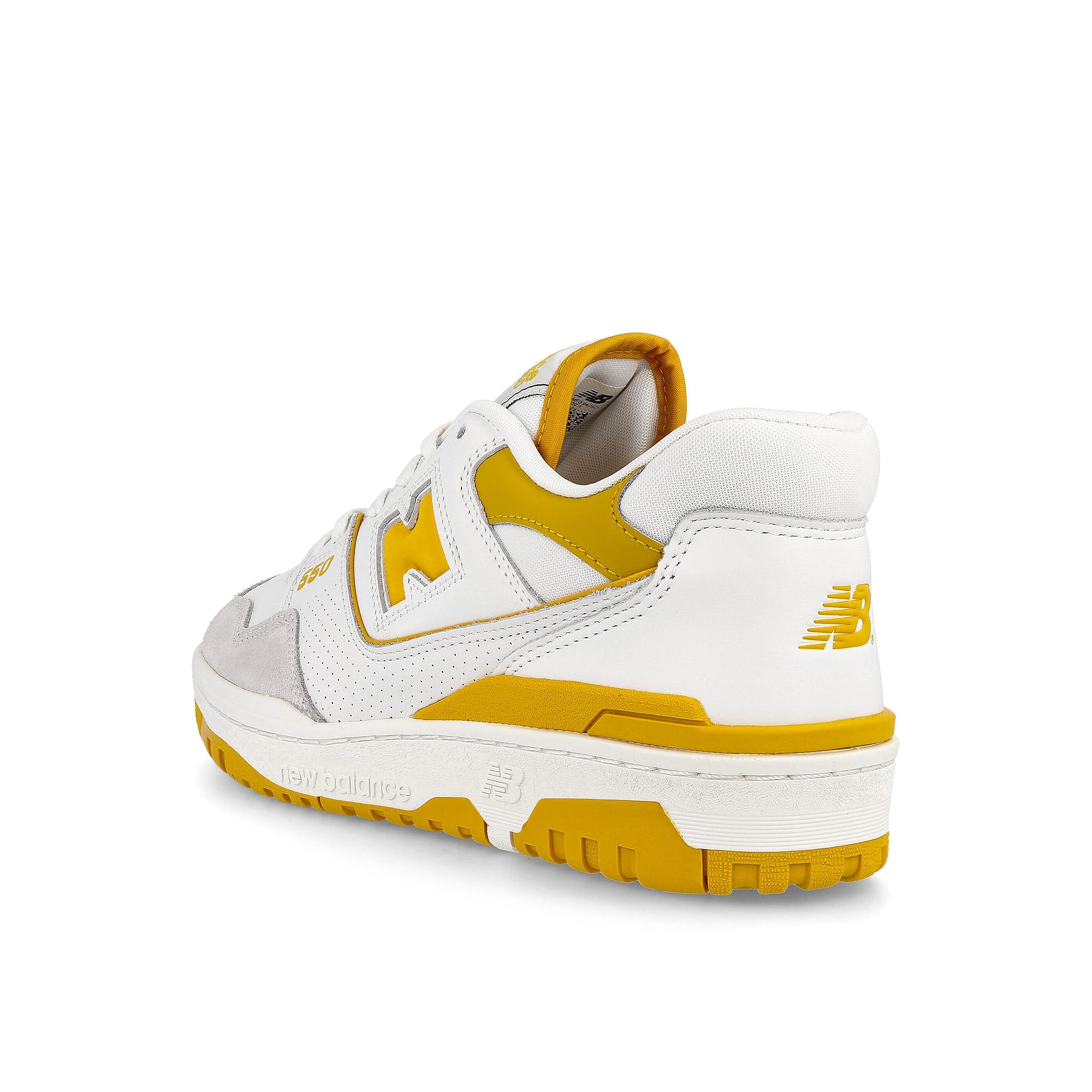 New Balance bb 550 la1 Sea Salt / Varsity Gold  Close-up | Overkill
