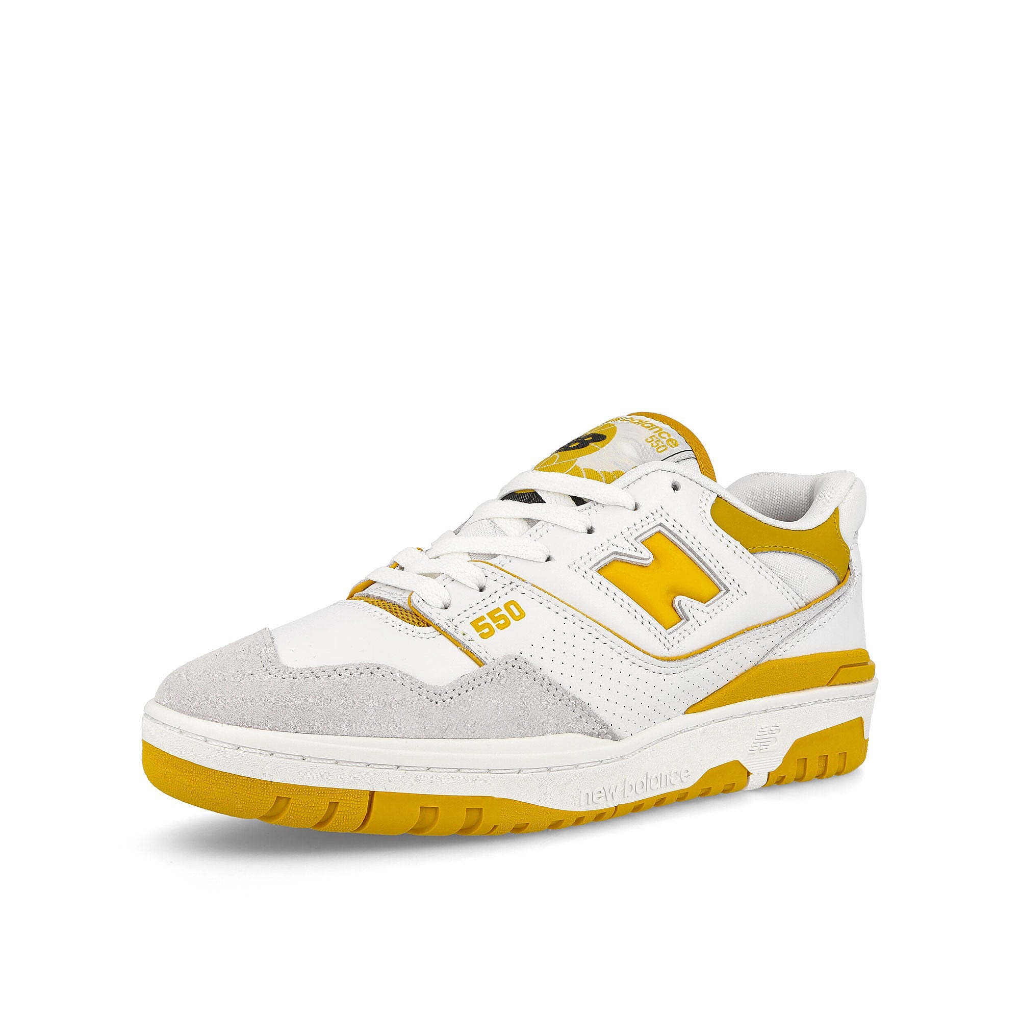 New Balance bb 550 la1 Sea Salt / Varsity Gold  Detailfoto | Overkill