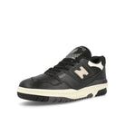 New Balance bb550lbw Black Low Top Sneakers  Close Up | Overkill