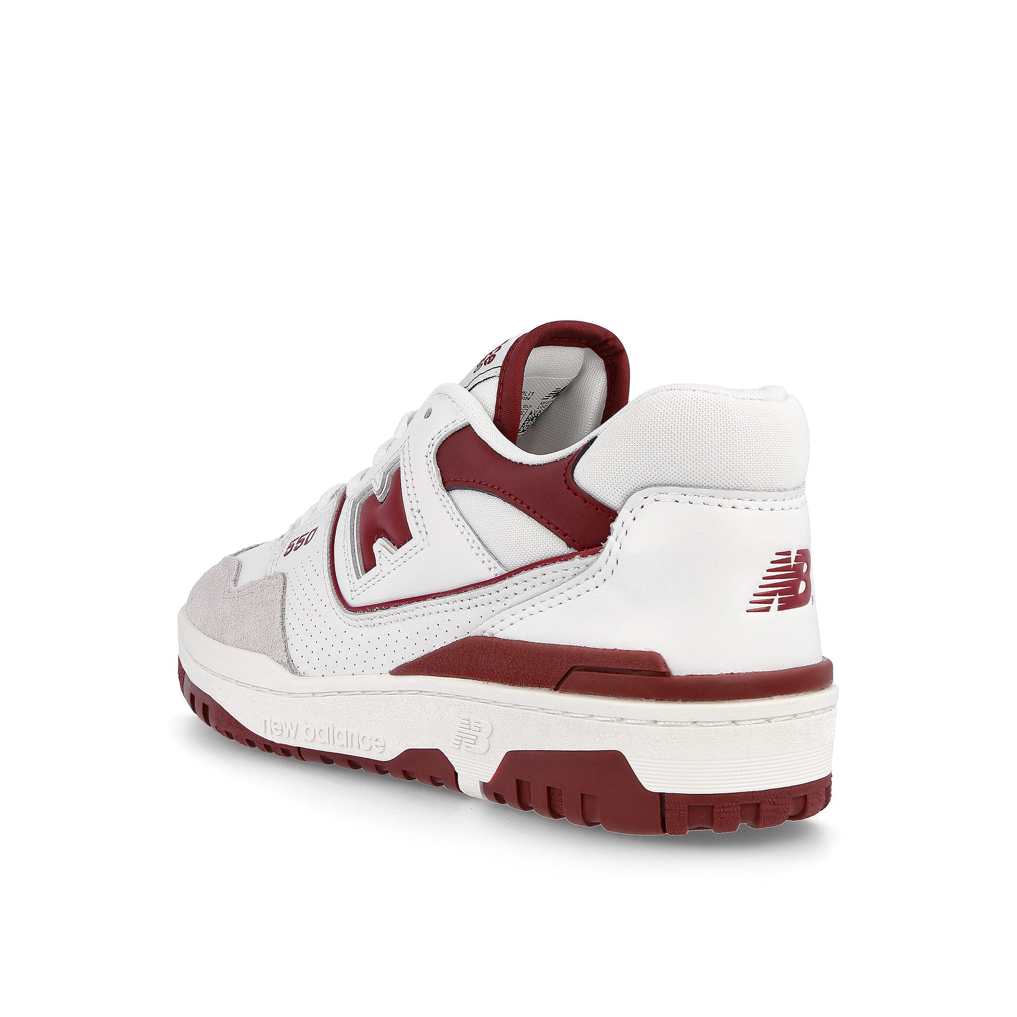 New Balance bb 550 li1 Sea Salt / Burgundy  Close-up | Overkill