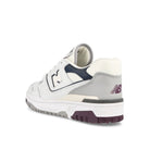 New Balance bb550pwb White / Natural Indigo / Burgundy Sneakers  Material | Overkill