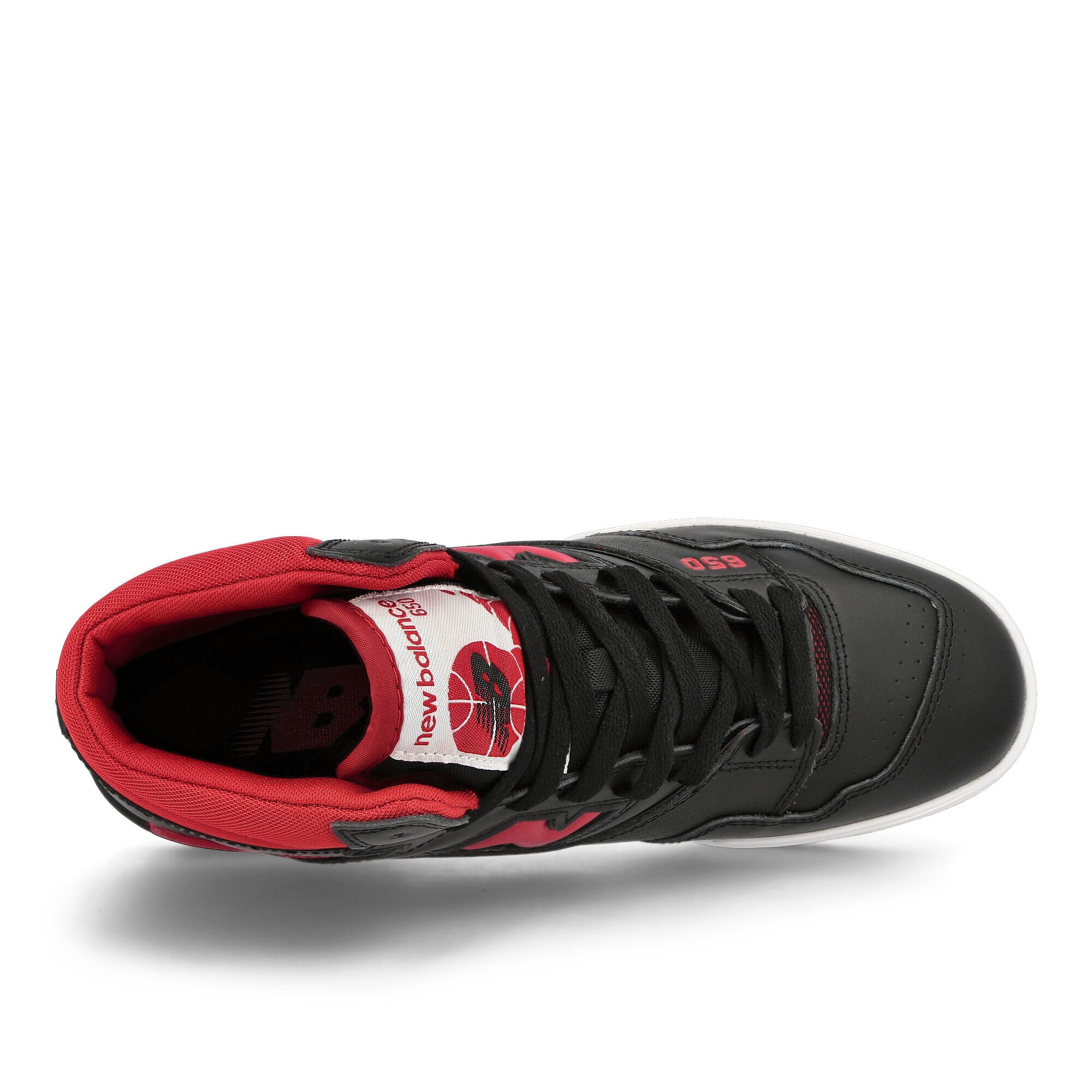 New Balance BB650RBR Black / Red Sneakers  Detailfoto | Overkill