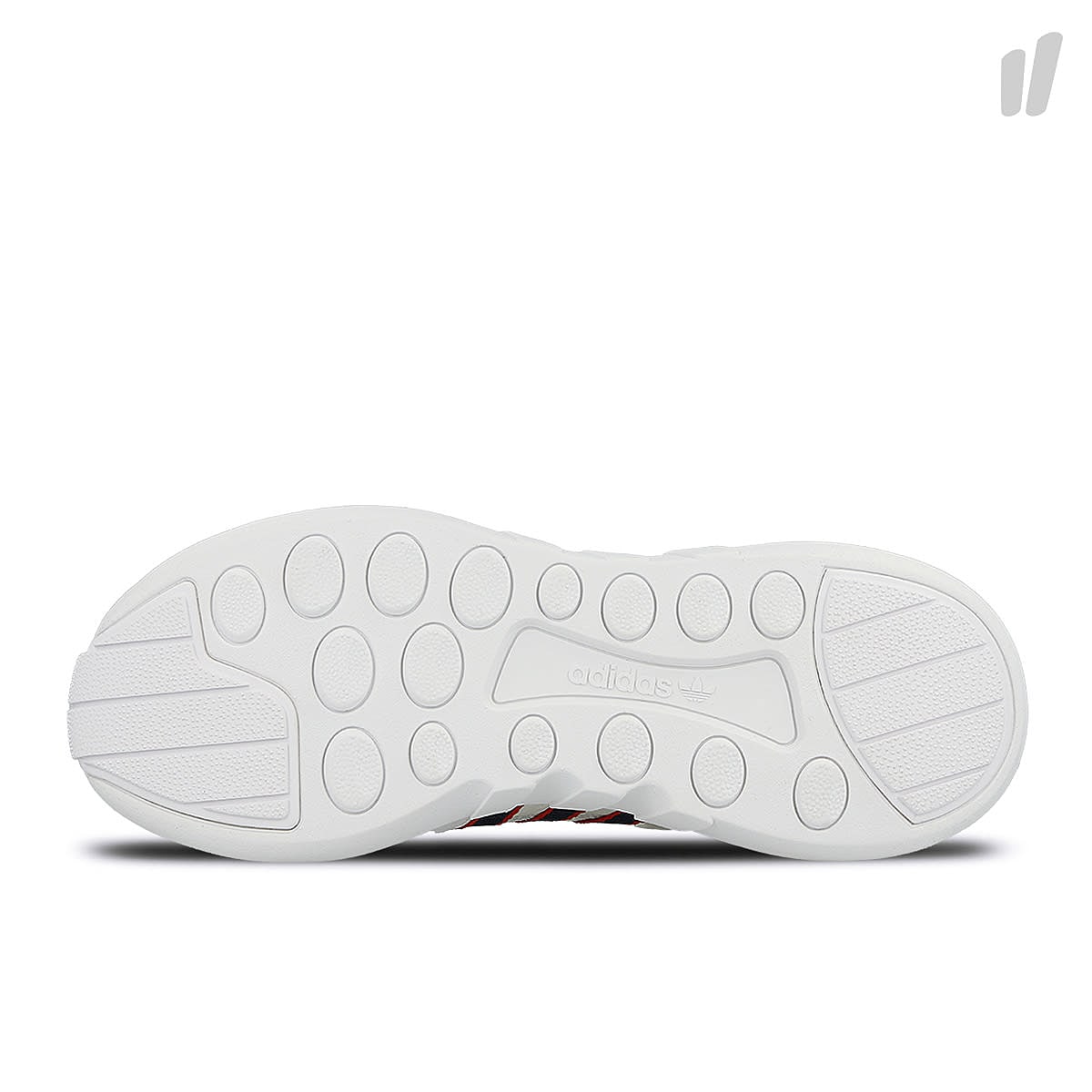 adidas equipment support adv Crystal White-Collegiate Navy-Scarlet Low Top Sneakers  Detail View 1 | Overkill