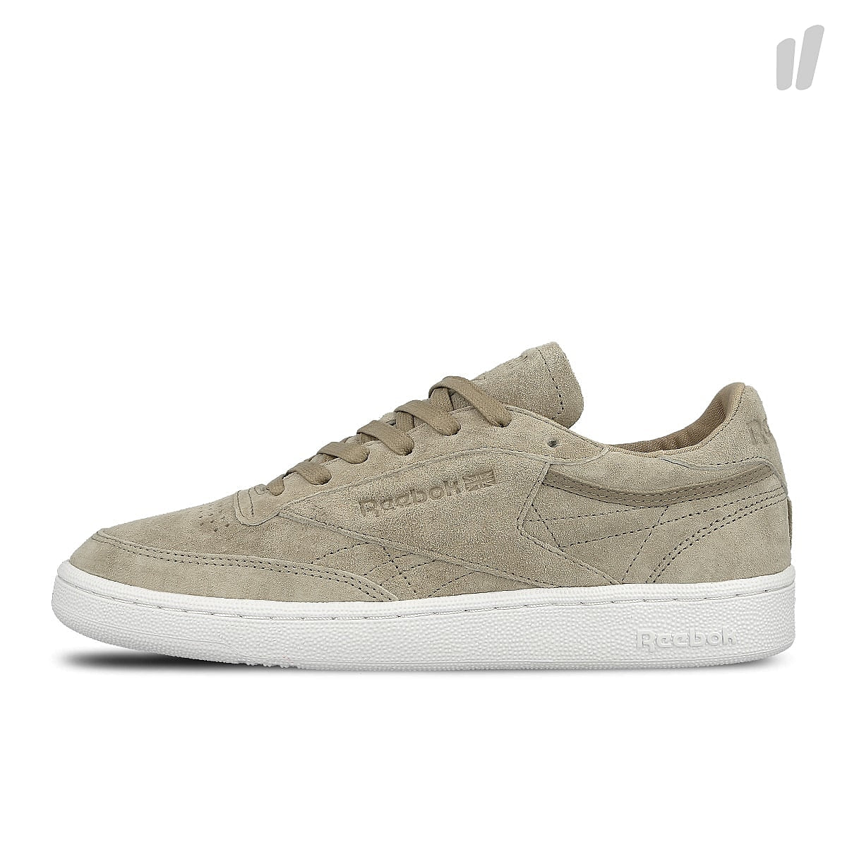 Reebok club c 85 lst Oatmeal / Driftwood / White Low Top Sneakers BD1897 | Overkill