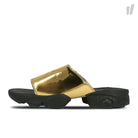 Reebok wmns fury slide magic hour Gold Met / Black / White Slides, Sandals & Slippers BD3188 | Overkill