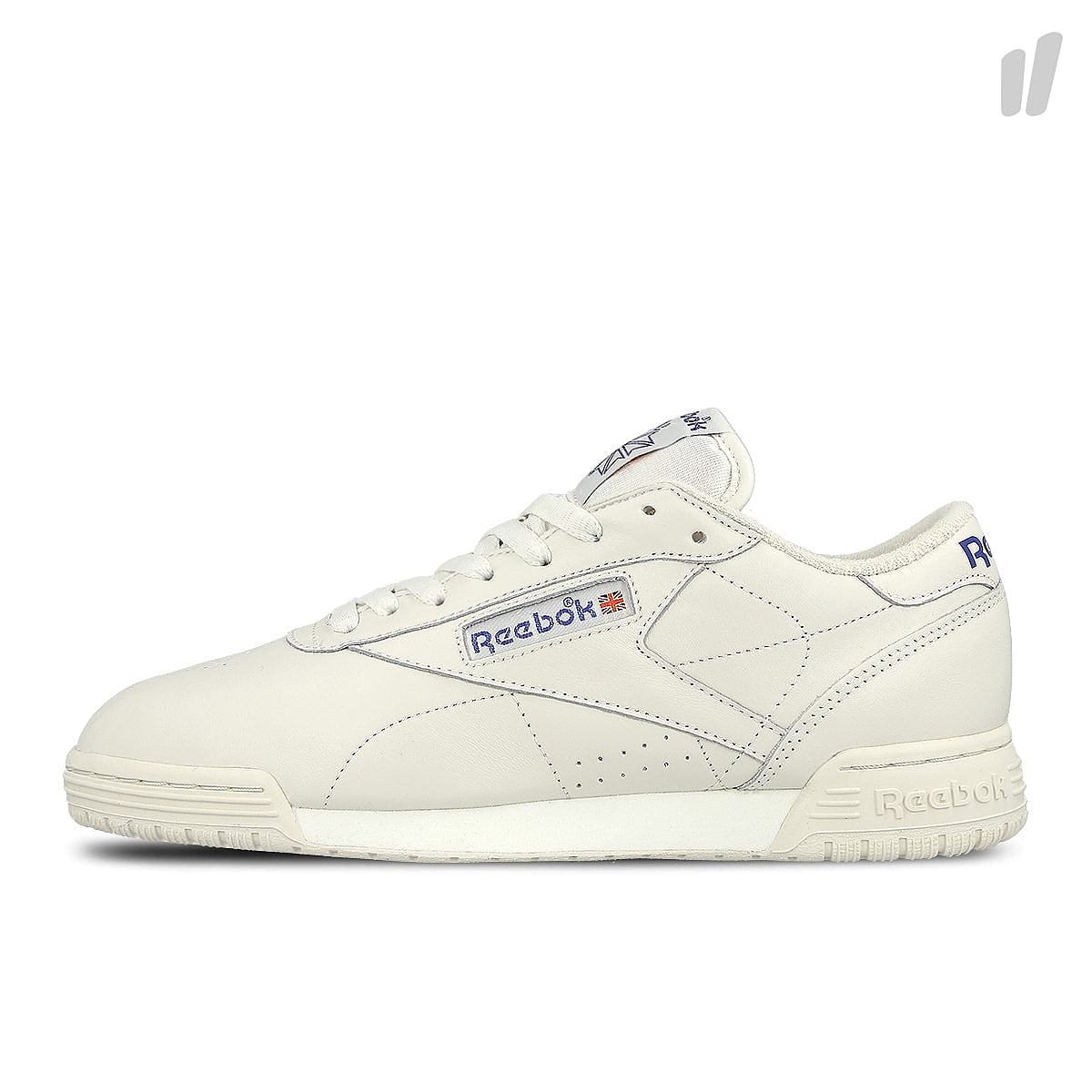 Reebok ex-o-fit lo clean vintage Chalk / Classic White / Royal Sneakers BD3380 | Overkill