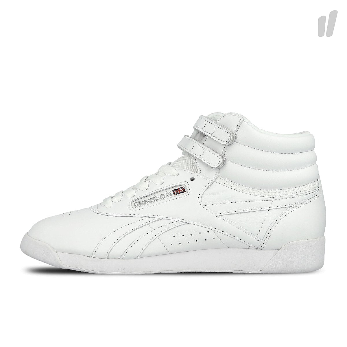 Reebok freestyle hi og lux White / Grey / Gold / Red Sneakers BD4468 | Overkill