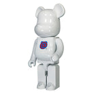 Medicom Be@rbrick 1st Model White Chrome 1000% White Collectibles & Toys Close-up | Overkill