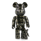 Medicom Be@rbrick Jean Michel Basquiat #8 400% + 100% Black Collectibles & Toys MDCJMB8400 | Overkill