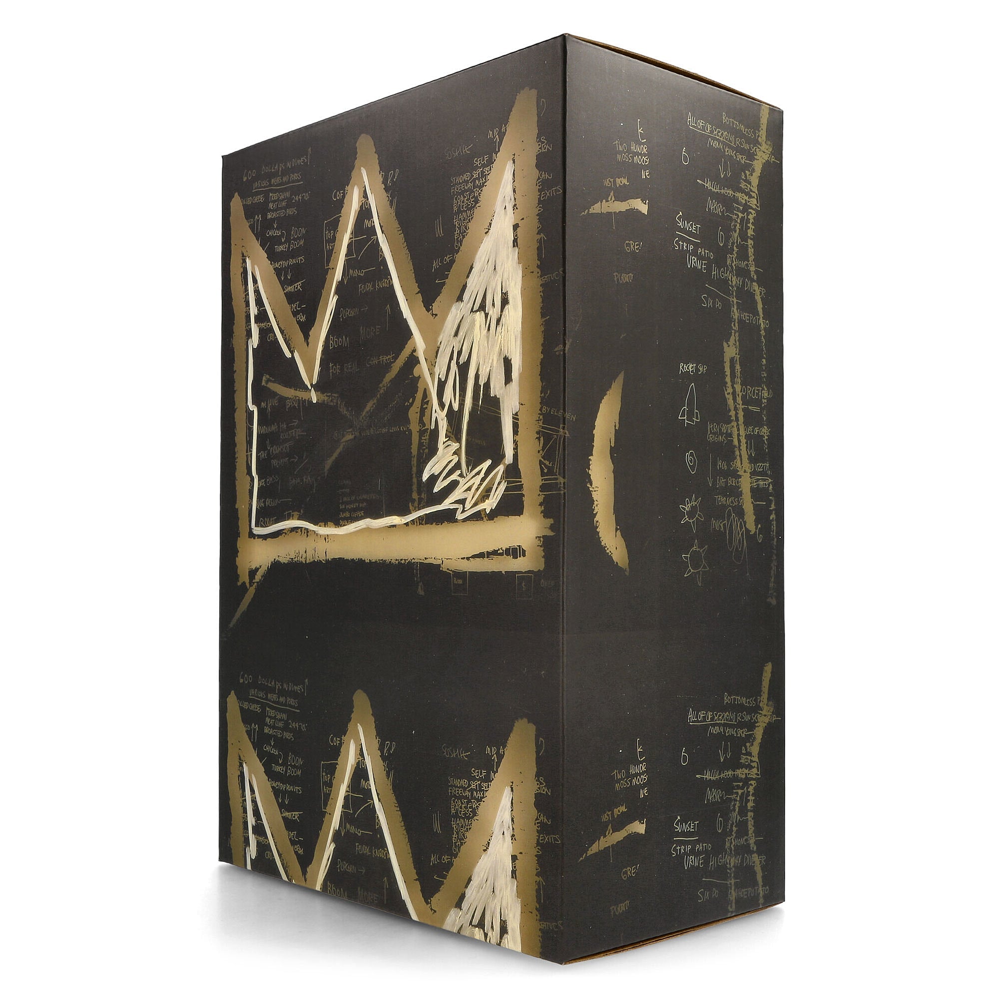 Medicom Be@rbrick Jean Michel Basquiat #8 400% + 100% Black Collectibles & Toys Detail view 2 | Overkill