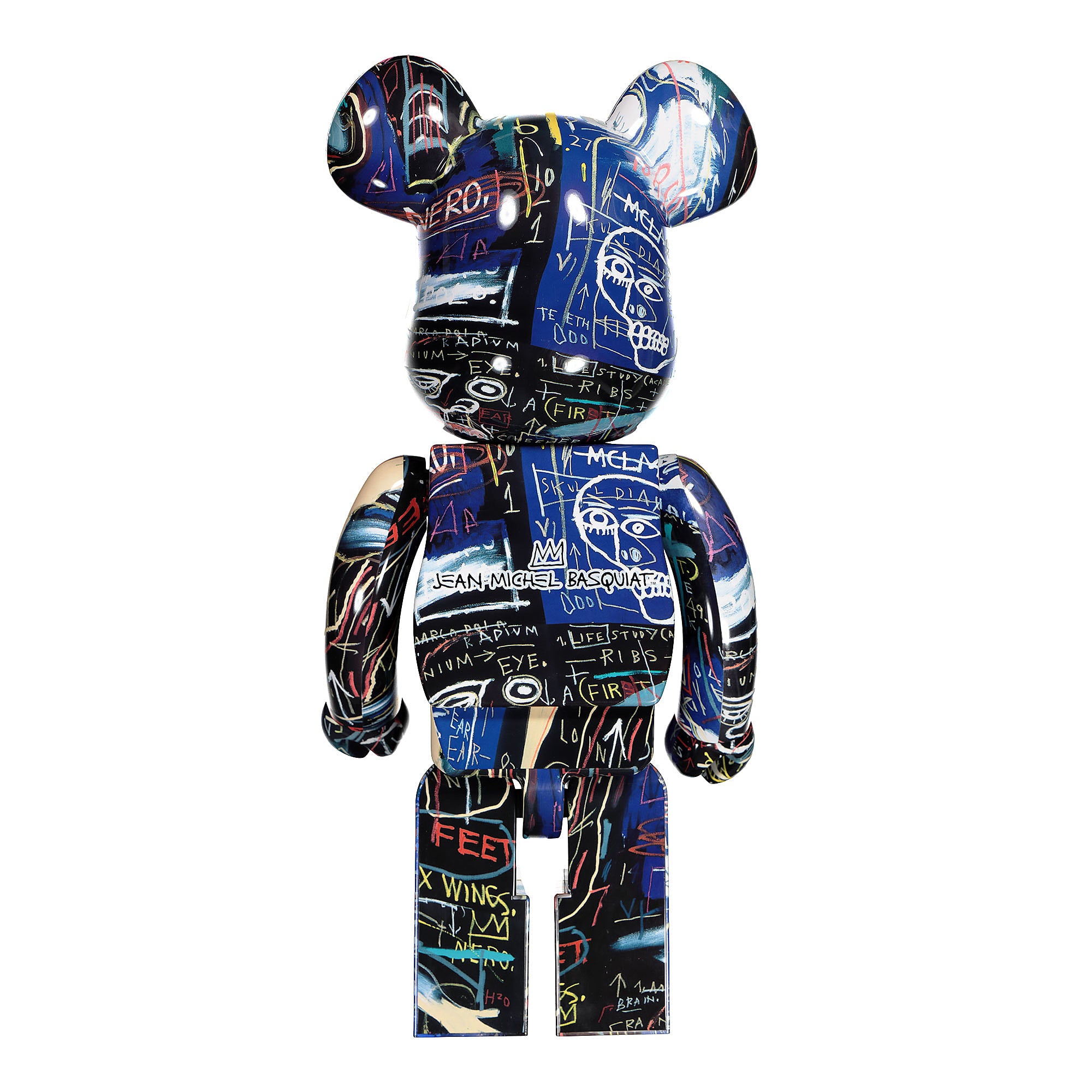 Medicom Be@rbrick Jean Michel Basquiat #7 1000% Multicolor Collectibles & Toys  Material | Overkill