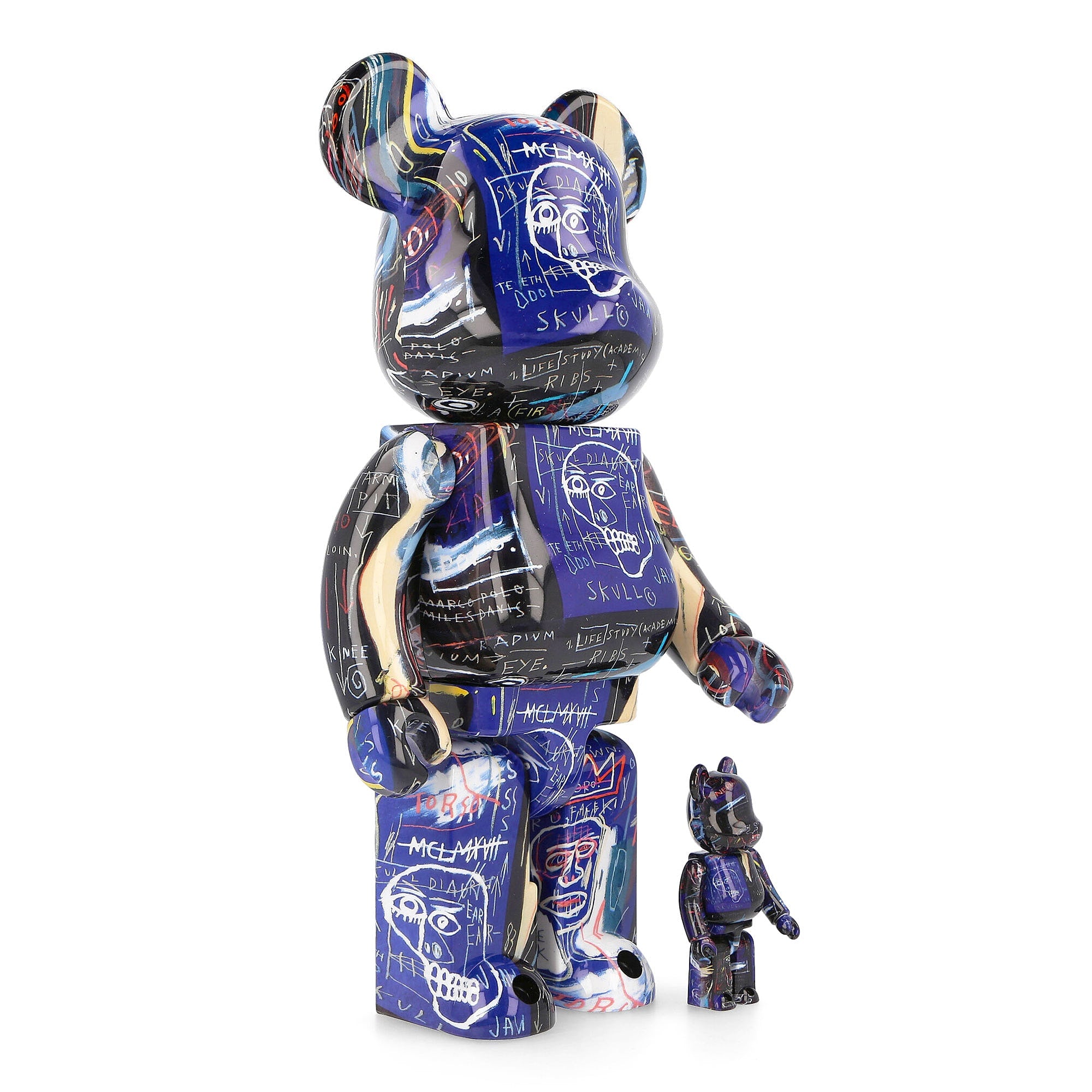 Medicom Be@rbrick Jean Michel Basquiat #7 400% + 100% Multicolor Collectibles & Toys Detailfoto | Overkill