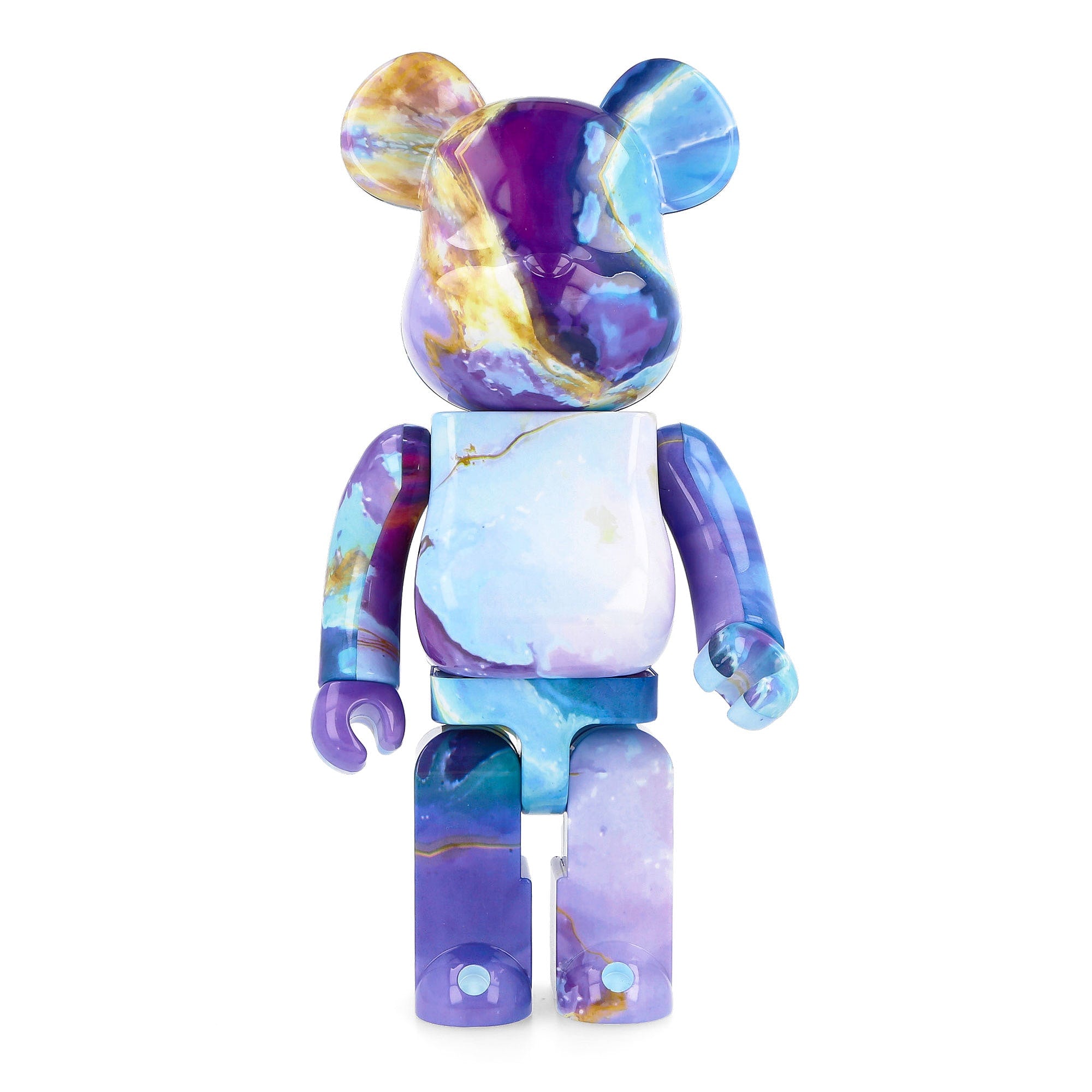 Medicom Be@rbrick Marble 400% Multicolor Collectibles & Toys MDCBBMA | Overkill