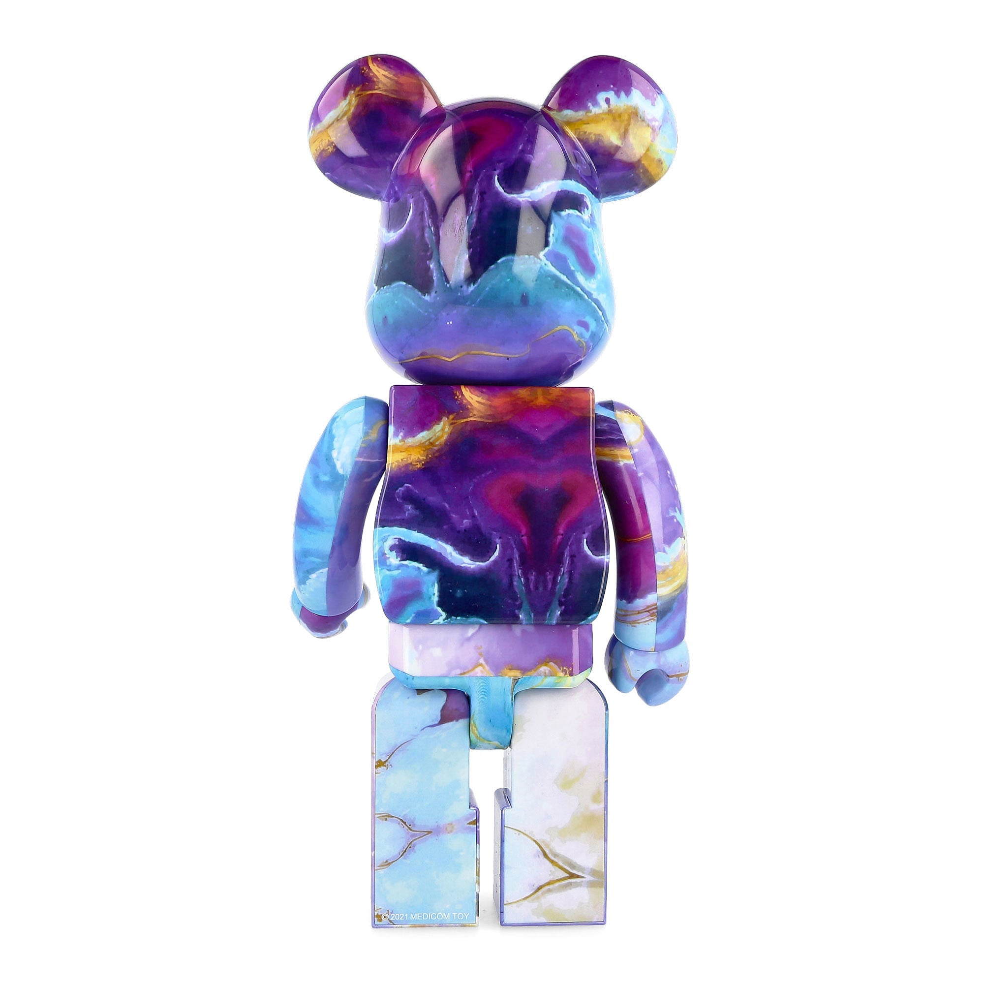 Medicom Be@rbrick Marble 400% Multicolor Collectibles & Toys  Material | Overkill