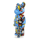 Medicom Be@rbrick Grafflex 400% + 100% Blue Collectibles & Toys Close-up | Overkill
