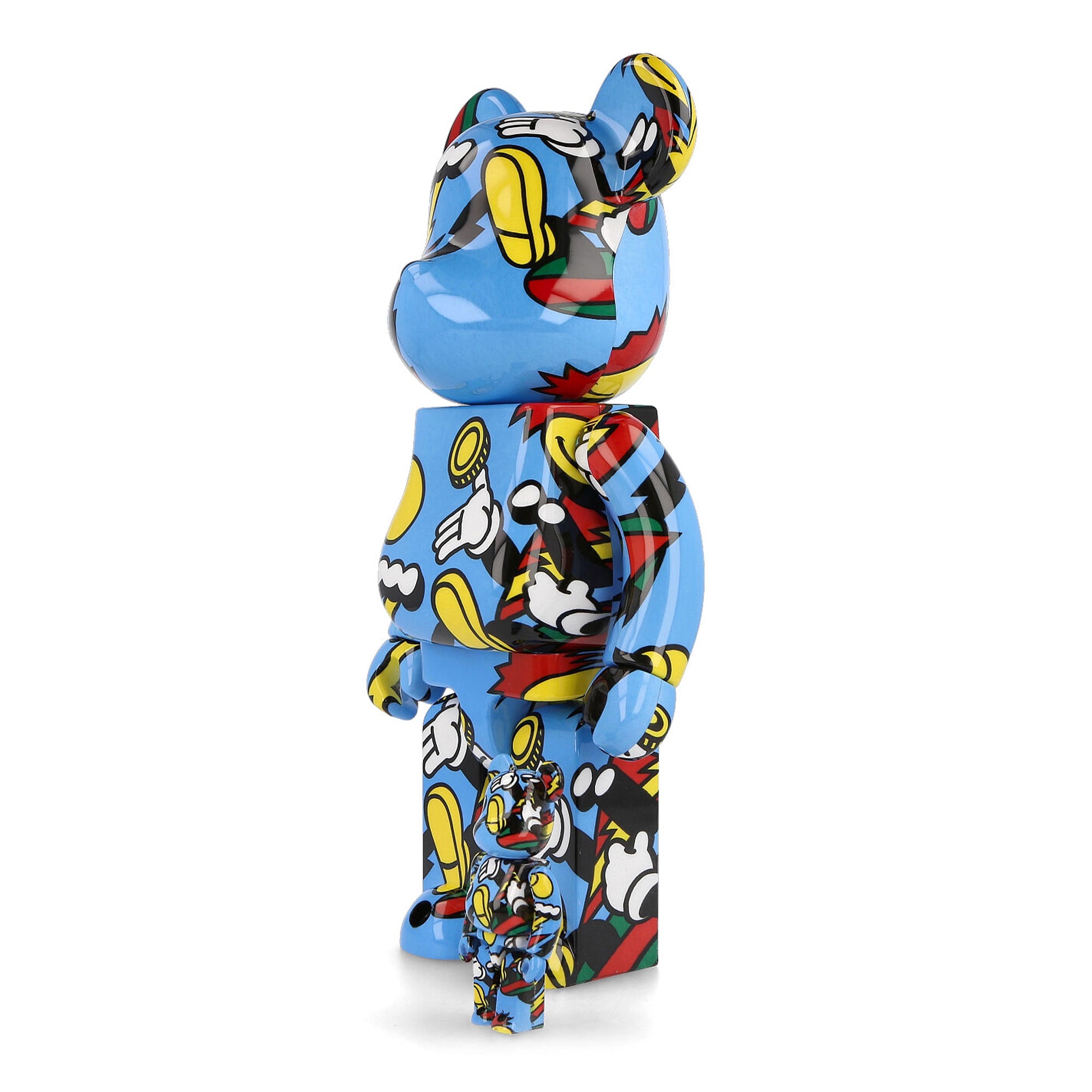 Medicom Be@rbrick Grafflex 400% + 100% Blue Collectibles & Toys Close-up | Overkill