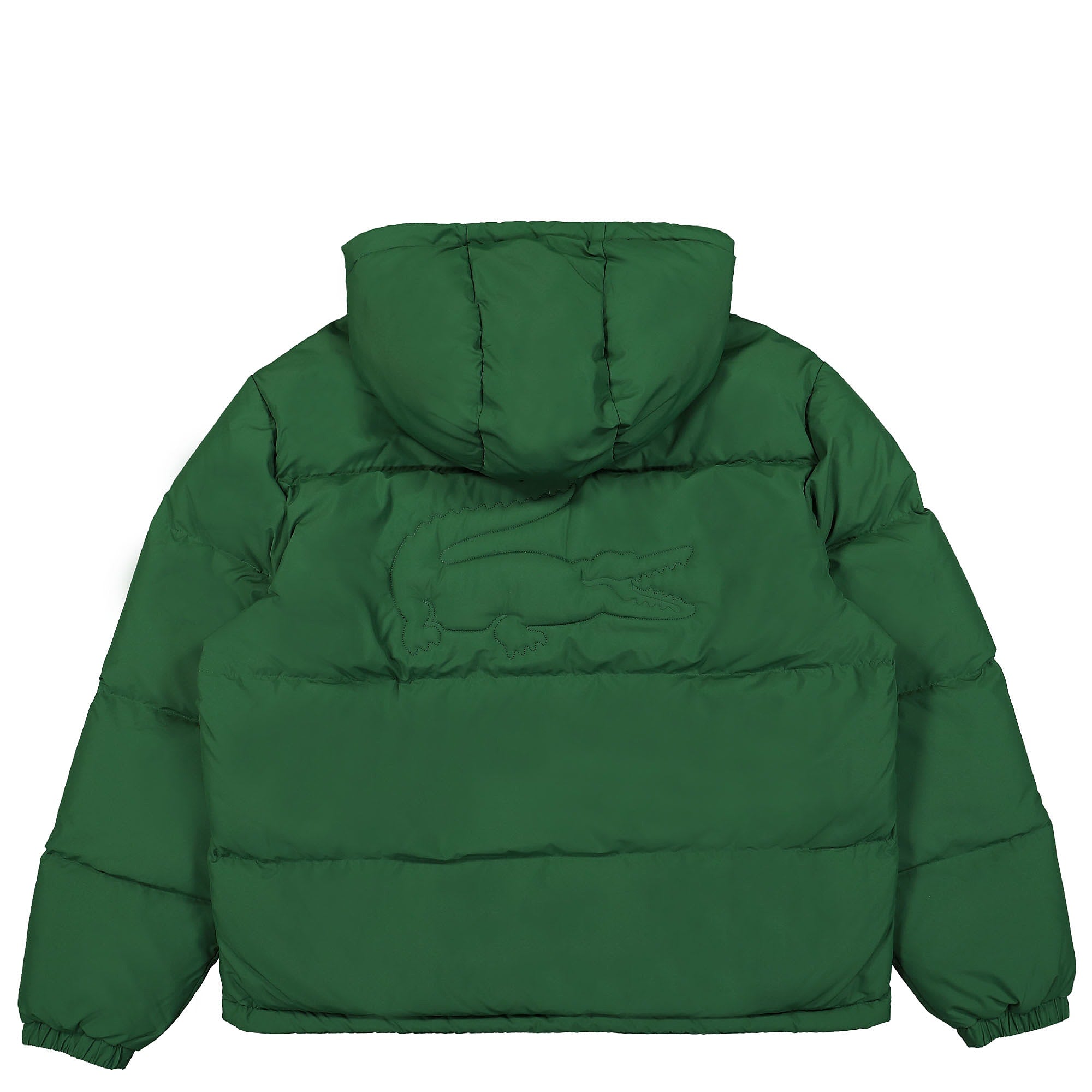 Lacoste Padded Hooded Jacket Green Puffer Jackets Material | Overkill