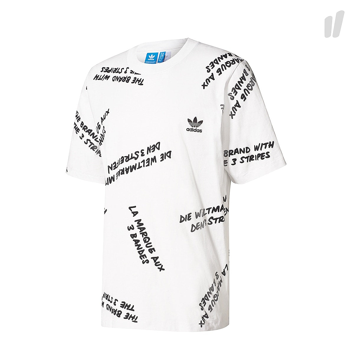 adidas NYC Graffiti Print Tee Vintage White T-Shirts BJ9935 | Overkill
