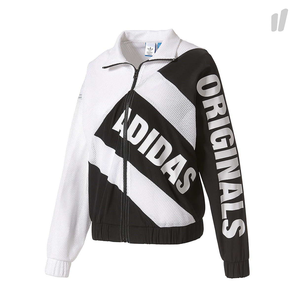 adidas Wmns Mesh Tracktop White / Black Track Jackets BK6161 | Overkill