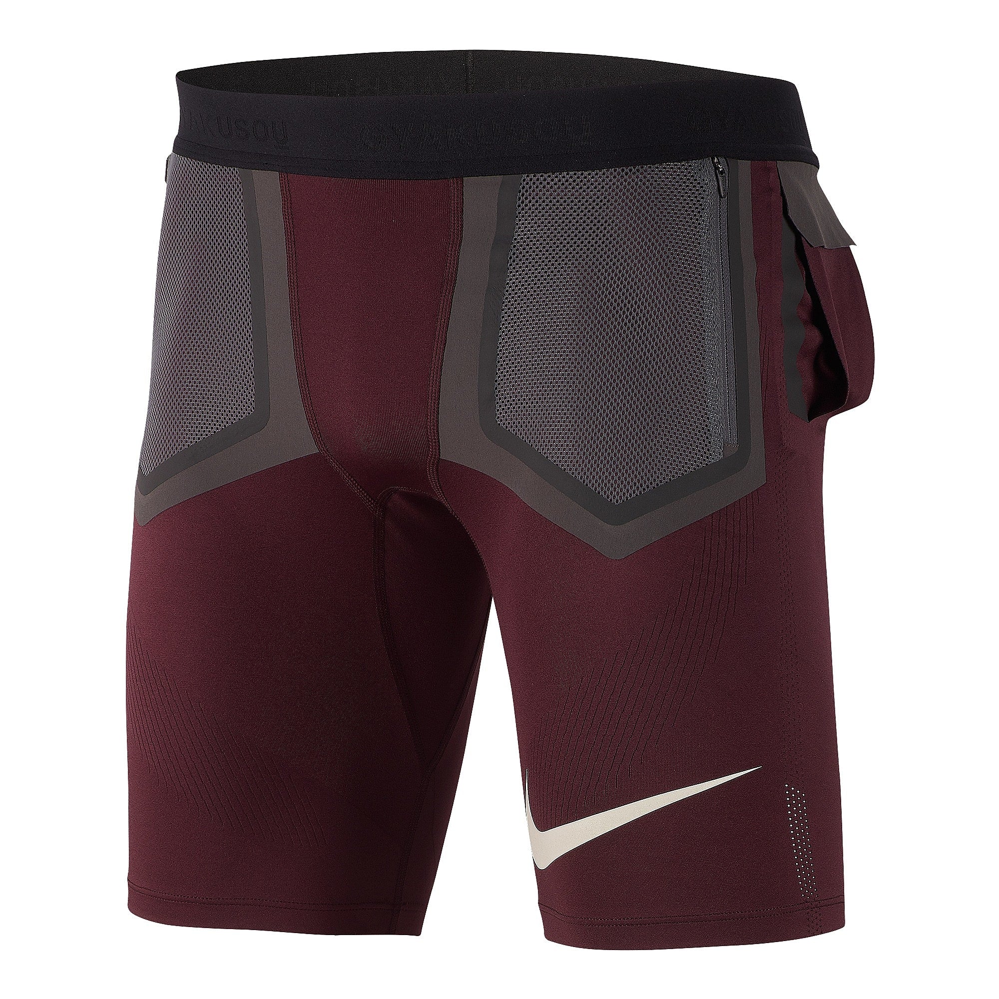 Nike Gyakusou TechKnit Shorts Deep Burgundy / Iron Grey / Pale Ivory Shorts BQ3252 643 | Overkill