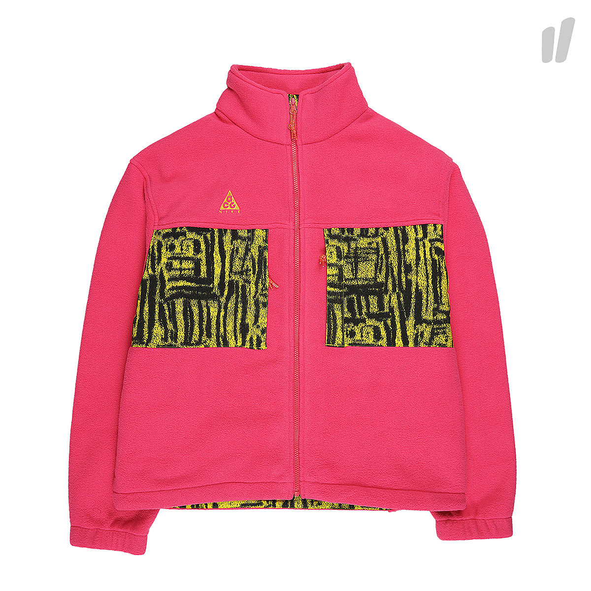 Nike ACG Fleece Jacket Rush Pink / Opti Yellow Fleece Jackets BQ3446 666 | Overkill