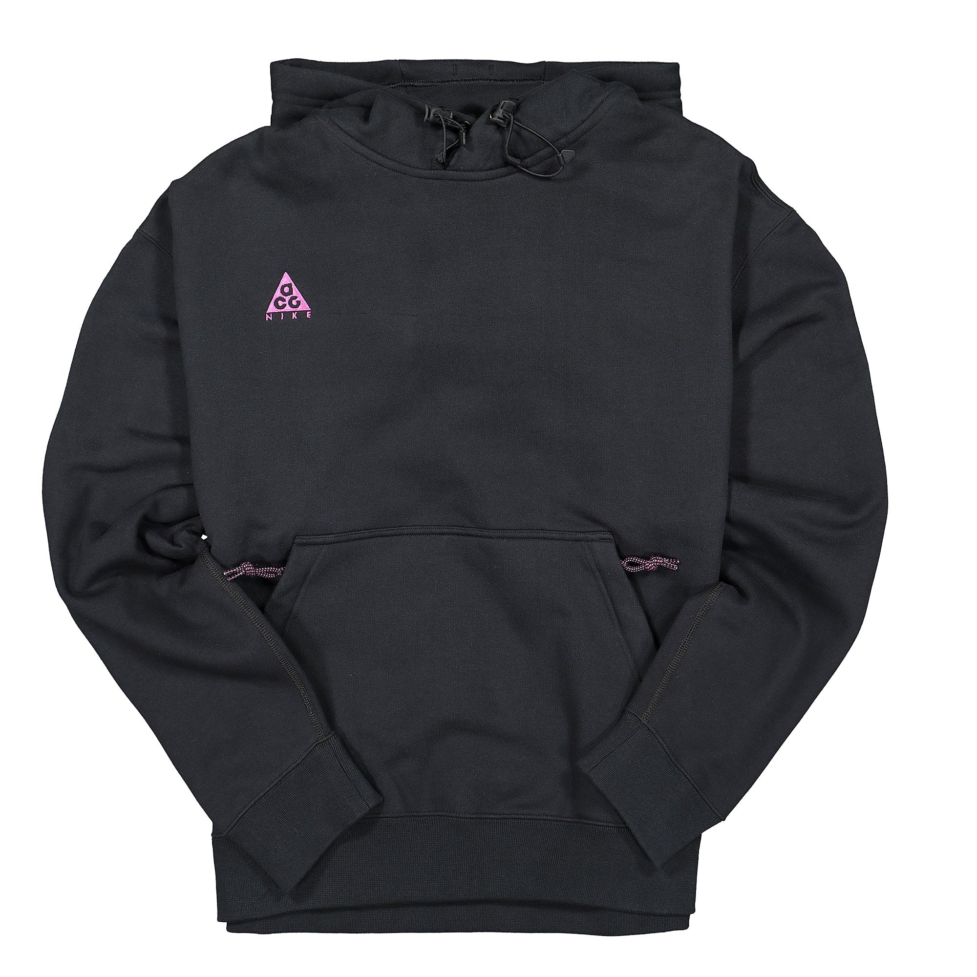 Nike NRG ACG Hoodie Black / Black / Active Fuchsia Hoodies BQ3453 011 | Overkill