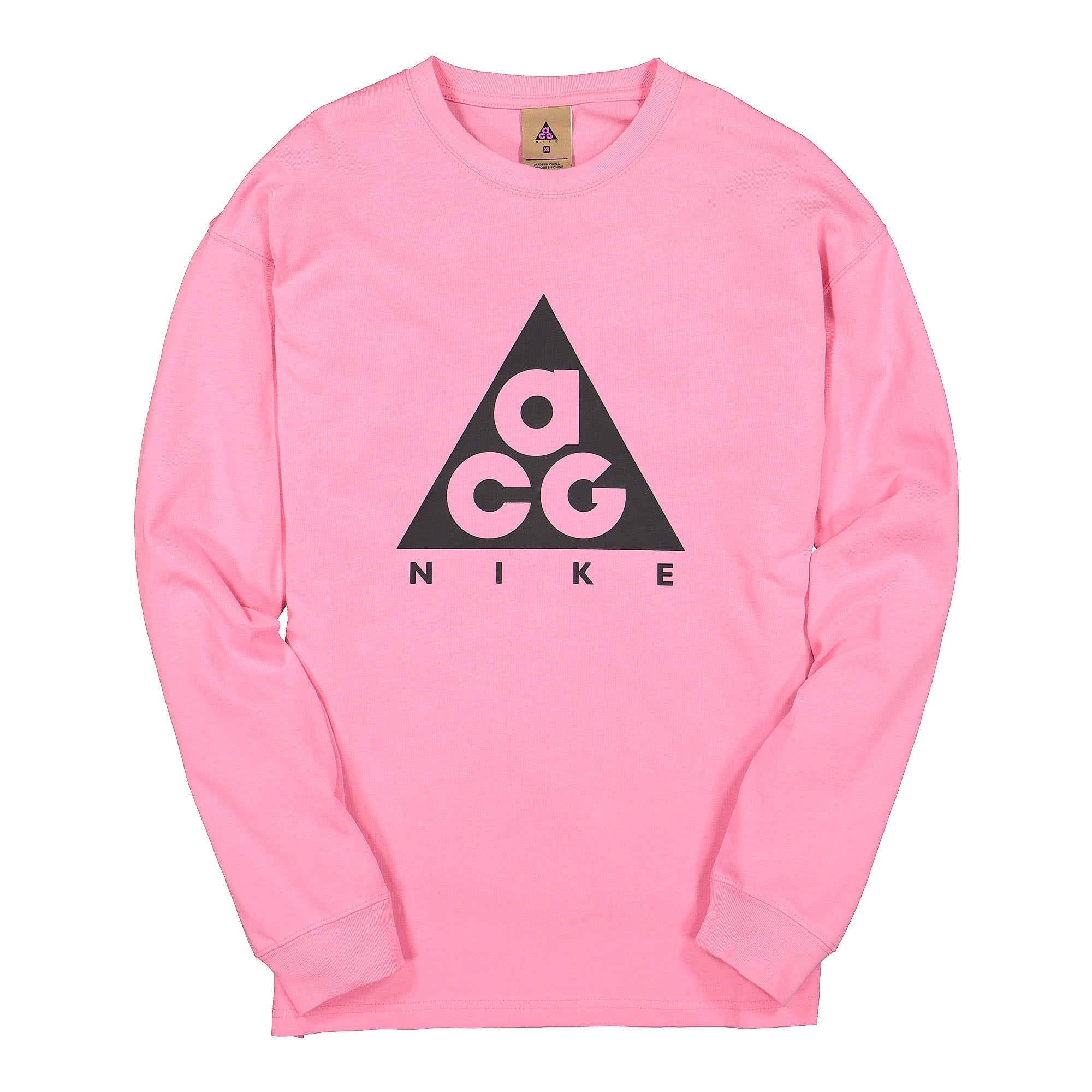 Nike NRG ACG LS Logo Tee Lotus Pink / Black Longsleeves BQ3457 662 | Overkill