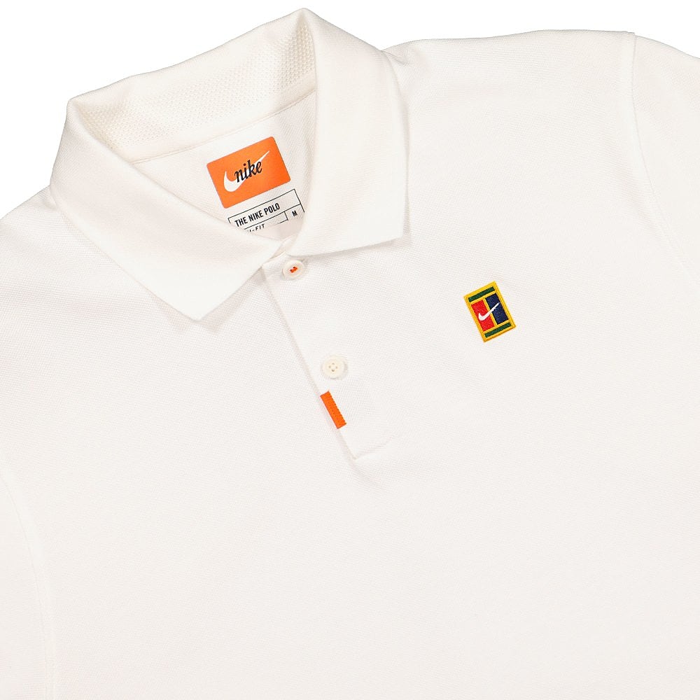 Nike Polo Heritage Slim White Polo Shirts Close-up | Overkill