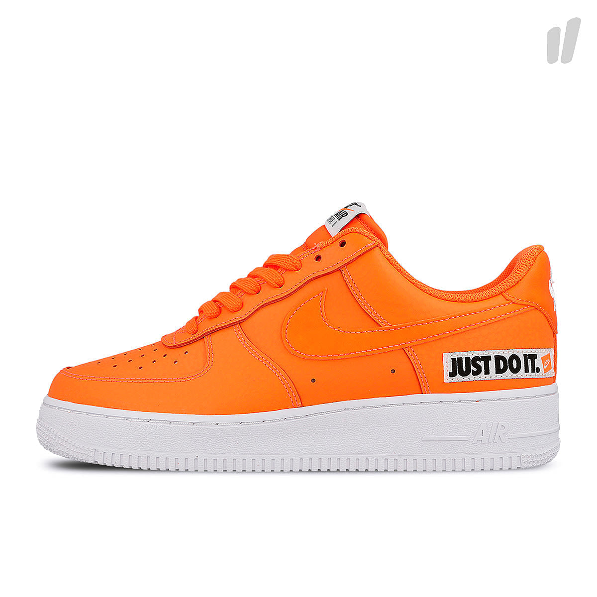 white black and orange air force 1